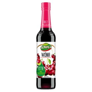 Agros Łowicz Prehransko dopolnilo češnjev sirup 400 ml