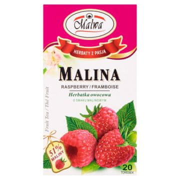 Malwa Sadni čaj z malino in slezom 40 g (20 x 2 g)