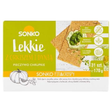 shumee Sonko lahki hrustljavi kruhki s piro in bučo 170 g (31 kosov)