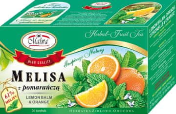 Malwa Malva limonin balzam s pomarančo 40 g (20 x 2 g)
