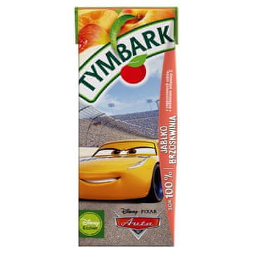 shumee Tymbark 100% jabolčno breskov sok 200 ml