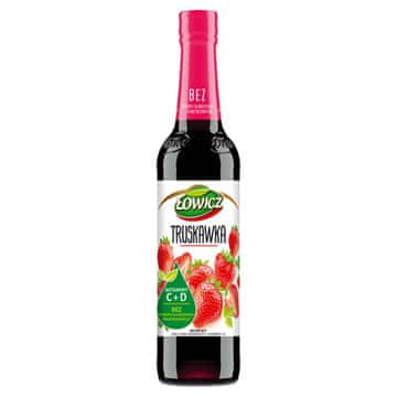 Agros Łowicz Prehransko dopolnilo sirup z okusom jagode 400 ml