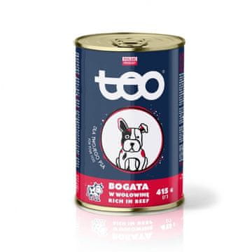 shumee TEO mokra hrana za pse, bogata z govedino 415 g