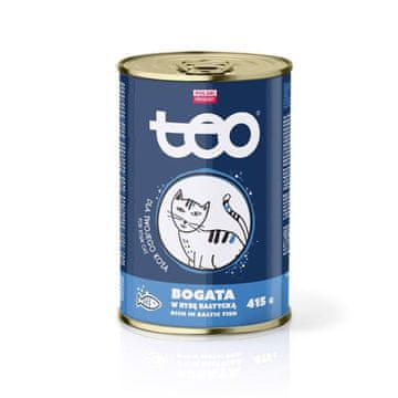 shumee TEO mokra hrana za mačke, bogata z baltskimi ribami 415 g