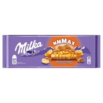 Mondelez Milka mlečna čokolada z arašidi in karamelo 276 g