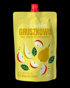 shumee Owolovo Gruszkowo Jabolčni in hruškov pire 200 g