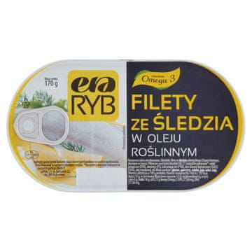 shumee Era Ryb Fileji sleda v rastlinskem olju 170 g