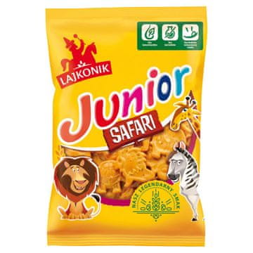 Lorenz Lajkonik Junior Safari Majhen kruh z okusom vanilije 125 g