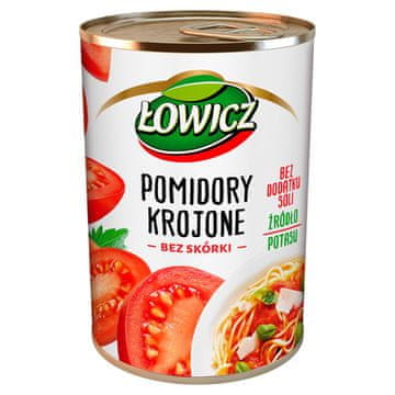 Agros Łowicz olupljen sesekljan paradižnik 400 g