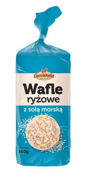 shumee Eurowafel riževi vaflji z morsko soljo 100 g