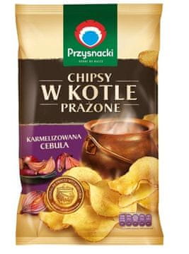 shumee Przysnacki pečeni krompirjevi čips z okusom karamelizirane čebule 125 g