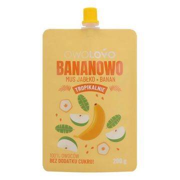 shumee Owolovo Tropski bananin-jabolčni mousse 200 g