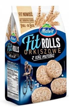 shumee Melvit Fit pirini zvitki z morsko soljo 60 g