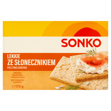 shumee Sonko lahki hrustljavi kruhki s sončničnimi semeni 170 g