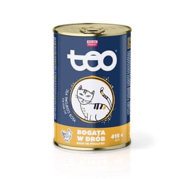 shumee TEO mokra hrana za mačke, bogata s perutnino 415 g