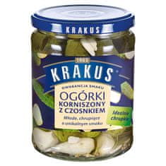 Agros Krakus vložene kumarice s česnom 500 g