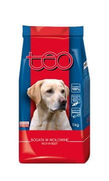 shumee TEO suha hrana za pse, bogata z govedino, 1 kg