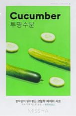 MISSHA Vlažilna maska za obraz z izvlečkom kumare Cucumber (Airy Fit Sheet Mask) 19 g