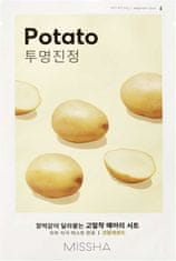 MISSHA Posvetlitvena krompirjeva maska za obraz (Airy Fit Sheet Mask) 19 g