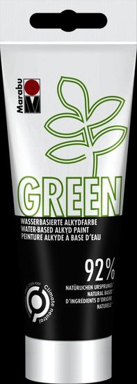 Marabu zelena alkidna barva - črna 100 ml