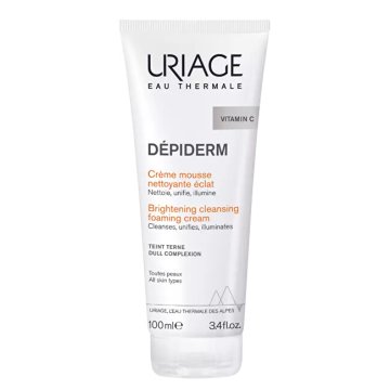 Uriage Depiderm Krema za čiščenje s peno za čiščenje, ki izboljša svetlost, 100 ml