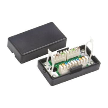 DATACOM Vtič z zarezo UTP CAT5E LSA BK