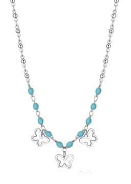 S'Agapõ Jeklena ogrlica Butterfly Vibes SVB19
