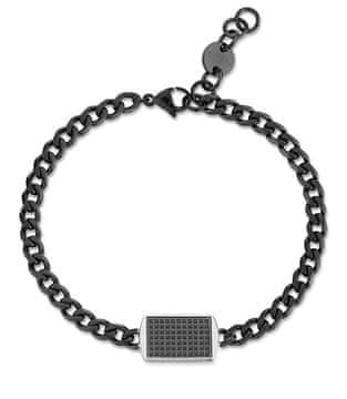 S'Agapõ Moderna moška jeklena zapestnica Tag Me Too STG11