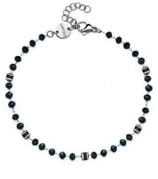 S'Agapõ Elegantna zapestnica s temno modrimi perlami Shrine SSR12