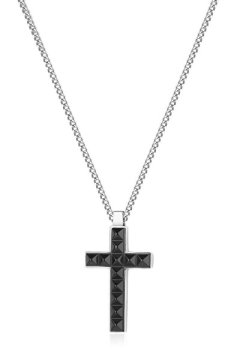 S'Agapõ Moška jeklena ogrlica Cross Current SPD06