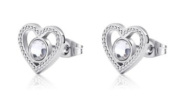 S'Agapõ Jekleni uhani Hearts Lucky Light SKT47