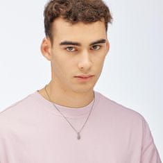 S'Agapõ Jeklena ogrlica za moške Anchor Charisma SHS09