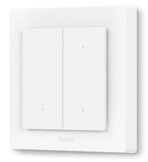 AQARA WS-K08D pametno stikalo za luči H2, 4 gumbi, 2 kanala
