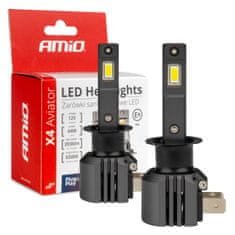 AMIO LED KIT X4-series AVIATOR H1 6500K max 44W