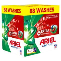 Ariel Extra Clean Allin1+, kapsule za pranje perila, 88 pranj