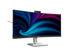 Philips 34B2U6603CH/00 monitor, 86,36 cm, VA, WQHD, ukrivljen, črn
