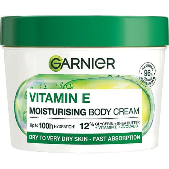 Garnier Krema za telo z avokadovim vitaminom E (Moisturising Body Cream) 380 ml