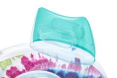 Bestway Napihljiv krog/stol z ročaji Tie Dye, 118x117 cm