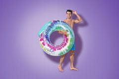 Bestway Napihljiv krog/stol z ročaji Tie Dye, 118x117 cm