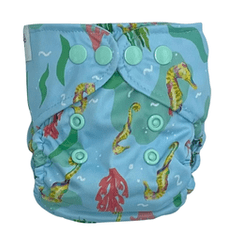 shumee Žepna plenica za novorojenčke 3-7kg - Seahorse