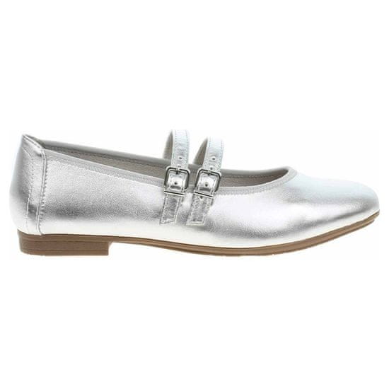 Jana Balerinke elegantni čevlji srebrna 82217744941