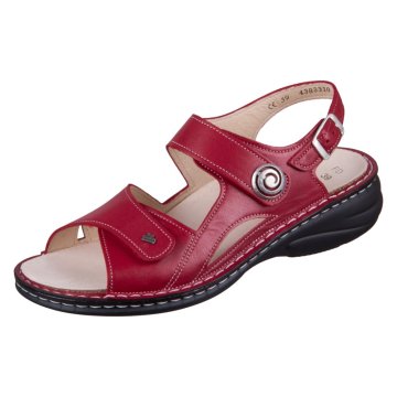 FINN COMFORT Sandali elegantni čevlji rdeča Denia