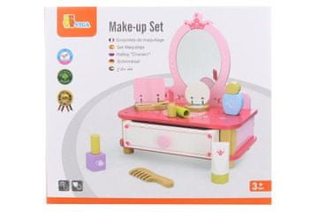 Viga Lesena toaletna mizica za dekleta