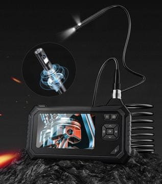 shumee INSPEKCIJSKA KAMERA ENDOSKOP DELJENI ZASLON 8 LED 32GB mSD IP67 5m 5.5mm
