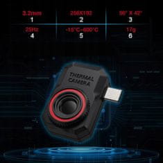 Habotest MINI TERMOVIZIJA ANDROID APLIKACIJA USB-C ZA TABLIČNI TELEFON -15 +600