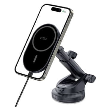 Tech-protect V6 MagSafe Dash Vent avtomobitelsko držalo 15W, črna