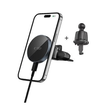 Tech-protect V5 MagSafe CD Vent avtomobitelsko držalo 15W, črna