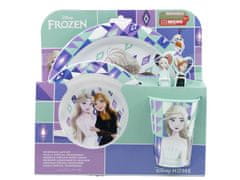 Stor Otroška plastična posoda, DISNEY FROZEN Micro, krožnik, skleda, skodelica, pribor, 74250