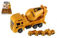 Teddies Avtomobilska gradbena plastika 12cm za izvlečne 4 vrste