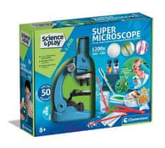 SCIENCE - SUPER mikroskop 1200x, 50 eksperimentov